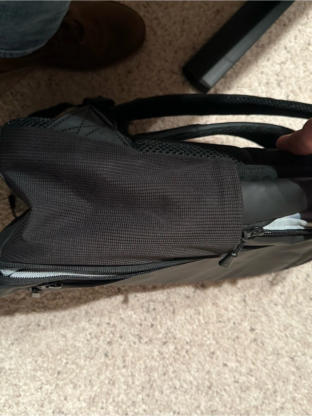 VRST Travel Backpack Black Men's Tech Backpack - Everyday Bag